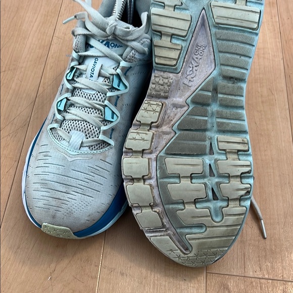 Hoka Teal Gaviota 3 Sneakers size 9 - Picture 12 of 14